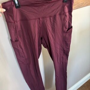 Women's Burgundy Pants